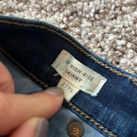 GUC Madewell High Rise Skinny Jean Sz 27TL - Picture 3 of 7